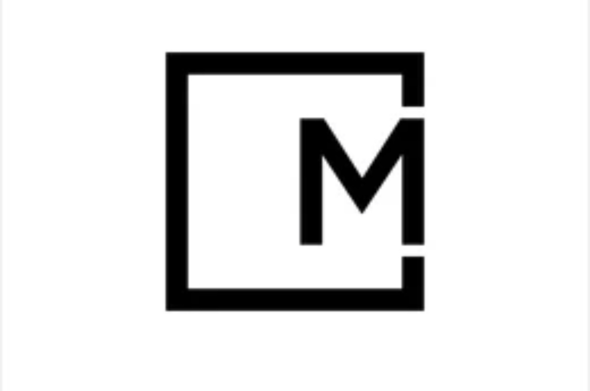 M logo